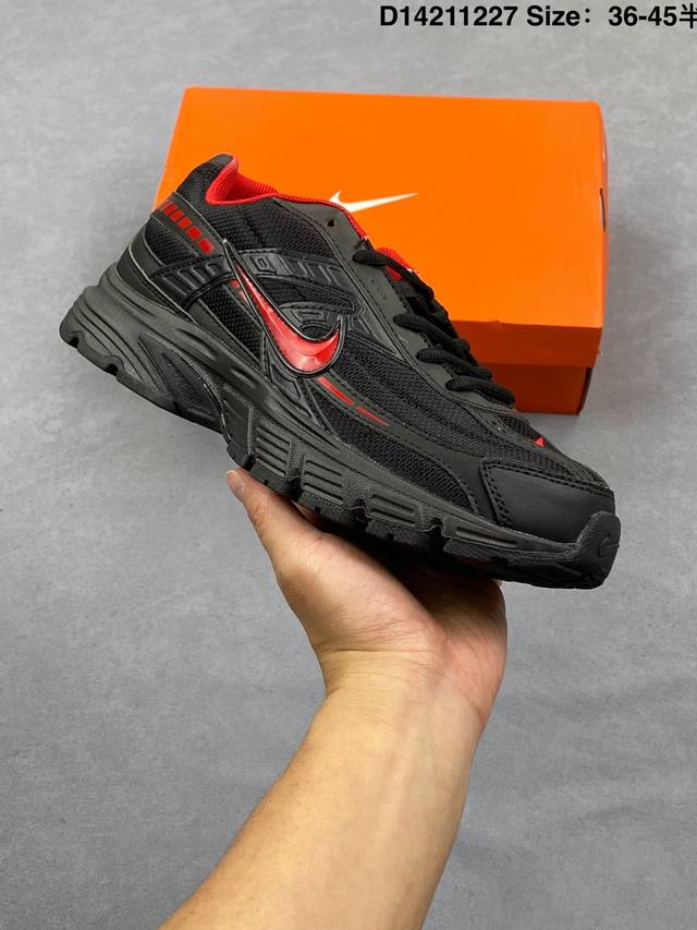 真标Ins爆火全新韩系古着风，回味经典 Nike 耐克Initiator Running创始者系列复古老爹休闲运动舒适跑鞋 货号:394055 001 Size