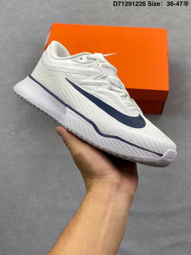 公司级Nike Vapor pro 3 耐克 百搭舒适 透气支撑 低帮网球鞋 货号:Hj6771-100 尺码:36 36.5 37.5 38 38.5 39