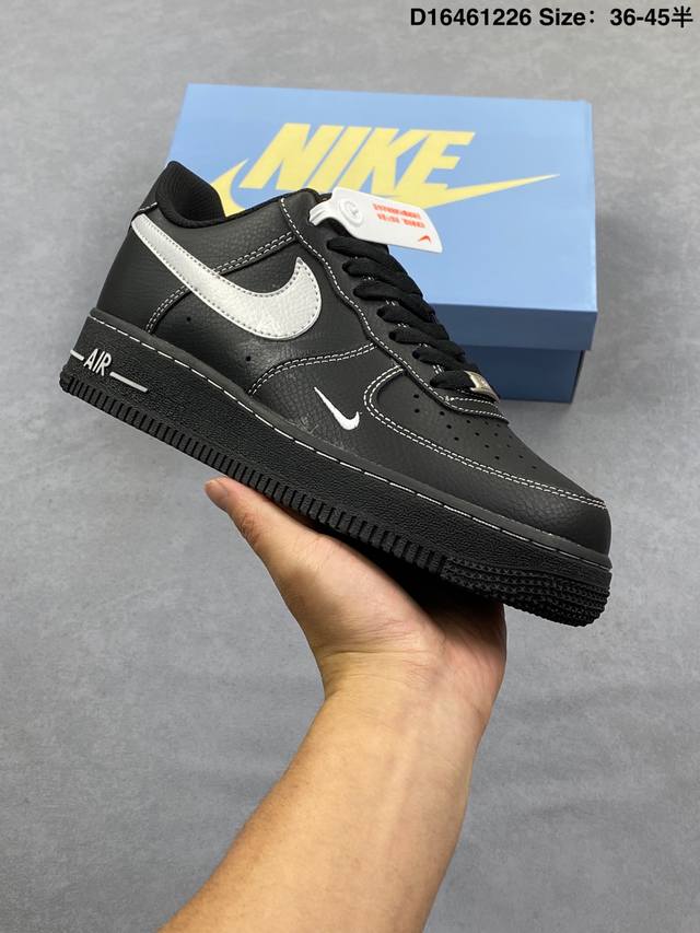Nike Air Force 1 Low 原楦头原纸板 打造纯正空军版型 专注外贸渠道 全掌内置蜂窝气垫 原盒配件 原厂中底钢印、拉帮完美 官方货号: Zh03