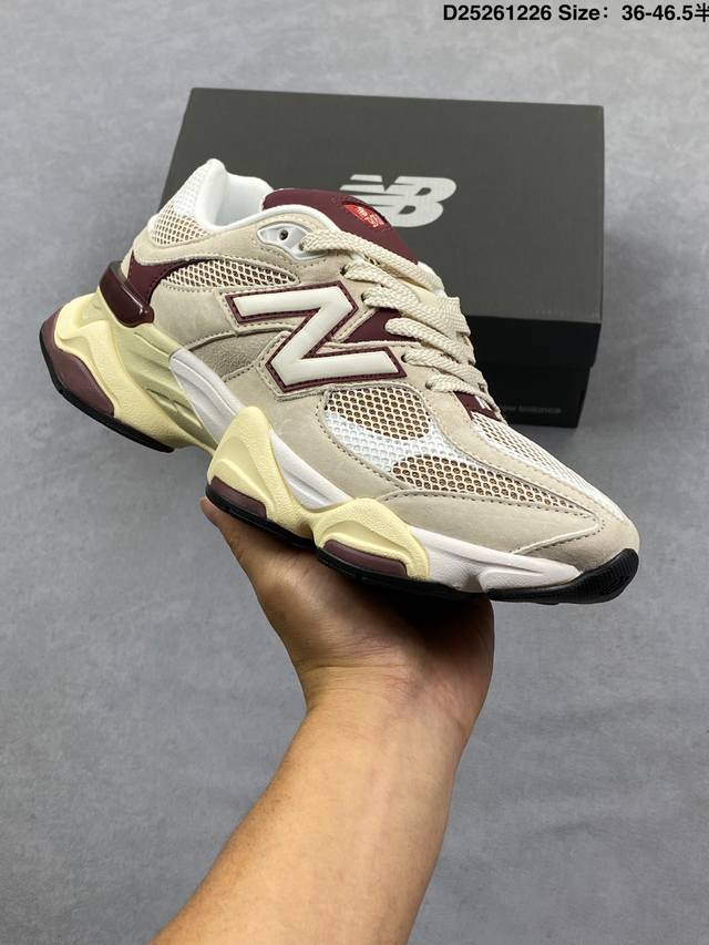 真标New Balance 9060系列 新百伦 复古休闲运动慢跑鞋 货号:U9060Erc Size:36 37 37.5 38 38.5 39.5 40 4