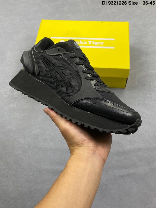 公司级：亚瑟士Onitsuka Tiger鬼冢虎Moage Co 厚底老爹鞋男女休闲鞋 货号:1183B555-250 尺码:36～45 D19321226