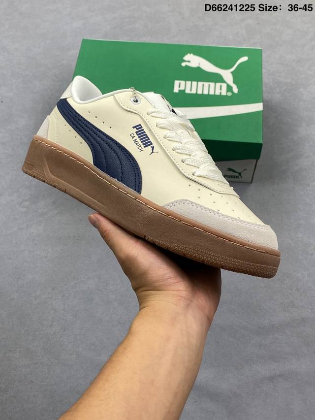 puma彪马 Ca Match Court 休闲经典简约复古 低帮 板鞋 货号：308621-05 Size：36 37 38 39 40 41 42 43 4