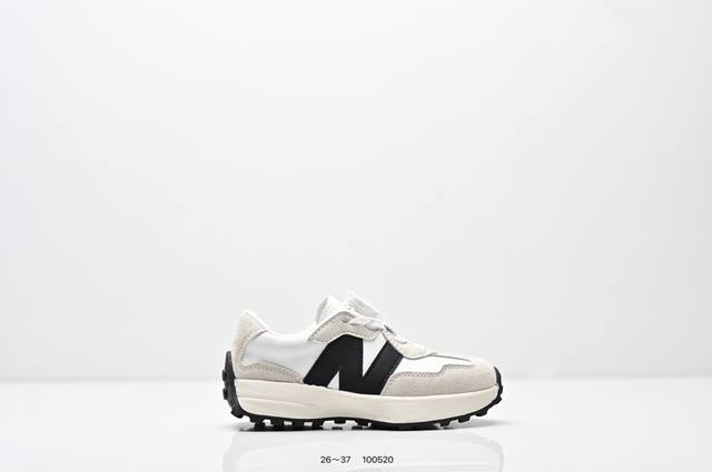 童鞋：Nb新百伦New Balance Ms327系列复古休闲运动慢跑鞋“皮革米白灰海军绿生胶底” 货号：Ws327Lg1 尺码：26～37 编码：100520