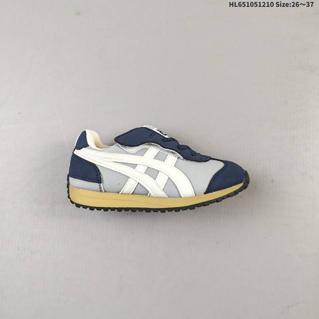 Asics 亚瑟士 童鞋日产经典老牌-鬼塚虎 Onitsuka Tiger Mexico 复古经典百搭休闲跑鞋 编号：Hl651051210 Size:26～3