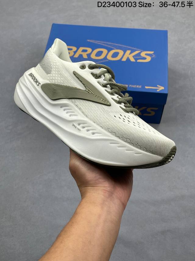 Brooks 布鲁克斯Glycerin Max 超级甘油 厚底马拉松缓震跑鞋 DDD 货号:110447 1D 045 DDD Ld: D23400103 DD