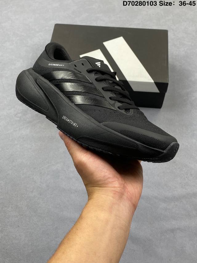 公司级：阿迪达斯Adidas Supernova Solutione 3 M厚底爆米花运动休闲鞋 DDD 货号：Kk 4 DDD 尺码：看图所示 DDD 编码：