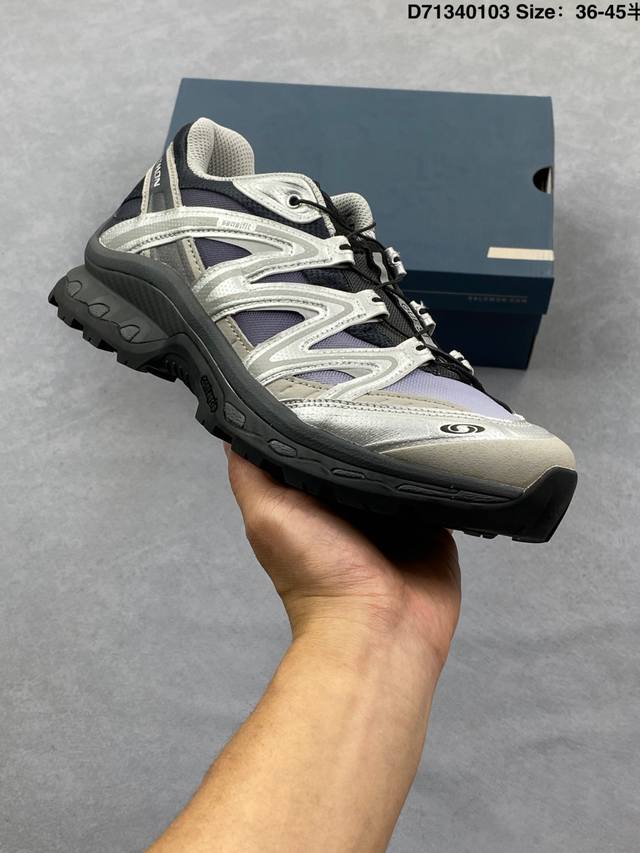公司级：Salomon Xt-Quest Adv ” Beige “ 萨洛蒙 探索者系列户外越野跑鞋 417590-32 鞋面采用Sensifit贴合技术 全方