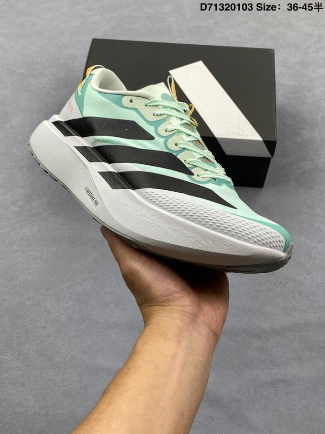 公司级Adidas Adizero Pro Evo Sl Atr 阿迪达斯 舒适百搭防滑耐磨 低帮 休闲跑步鞋 DDD 中底配置方面搭载全掌Lightstrik