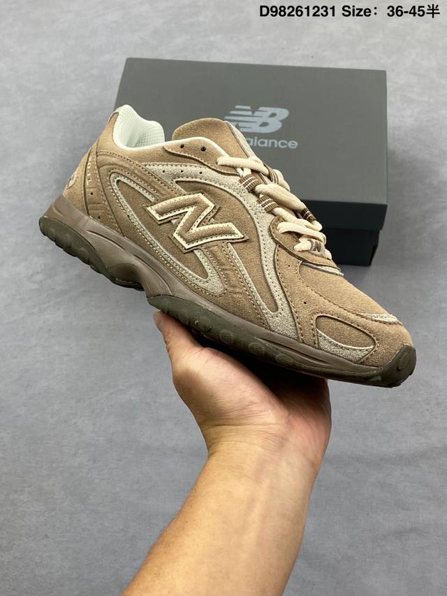公司级：New Balance 204L系列 新百伦 薄底鞋 薄底皮质鞋带德训系 减震耐磨包裹性支撑轻便 低帮 生活休闲鞋 DDD 货号:U204Lswb DD