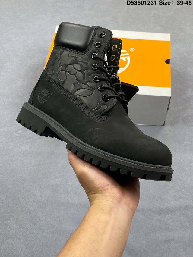 Timberland添柏岚 天伯伦 高帮靴子 运动跑步鞋 户外休闲潮流系列 厚底增高板鞋，搭配防臭防腐鞋垫，给您完美的穿着体验，质量考究耐穿，专治不帅，高品质脚