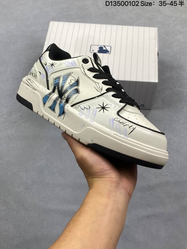 Mlb Chunky Liner Pu ‘Diy定制’ 简约时尚 百搭 防滑防水减震 低帮 板鞋 DDD 货号:3Asxca12N K0001 DDD 尺码:3