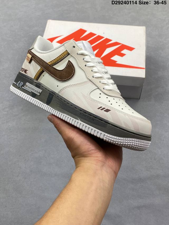 Nike Air Force 1 Mid 07 DDD 原楦头原纸板 打造纯正中帮空军版型 DDD 专注外贸渠道 全掌内置蜂窝气垫 DDD 原盒配件 原厂中底钢