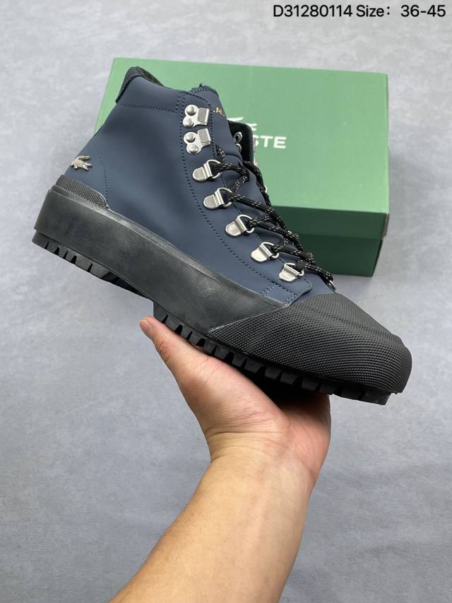 Lacoste法国鳄鱼 防滑 板鞋 DDD 尺码:如图 DDD 编码：D31280114 DDD