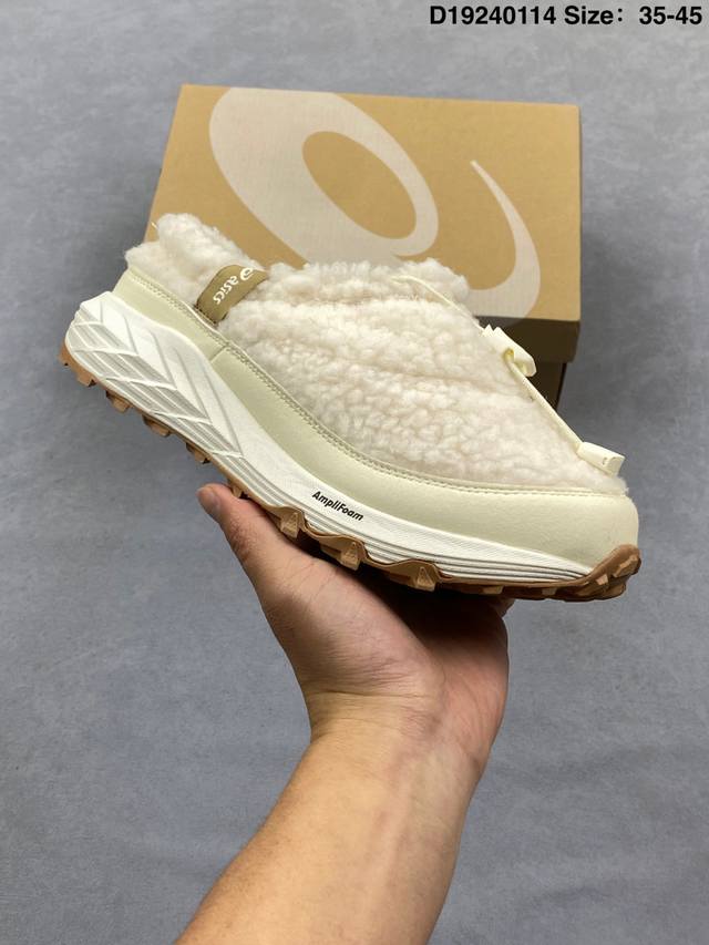 公司级Asics Gel-Sonoma Wt 亚瑟士 泰迪毛毛拖 时尚复古 一脚蹬减震 保暖休闲鞋 DDD 货号: 3B036-020 DDD Id:D1924