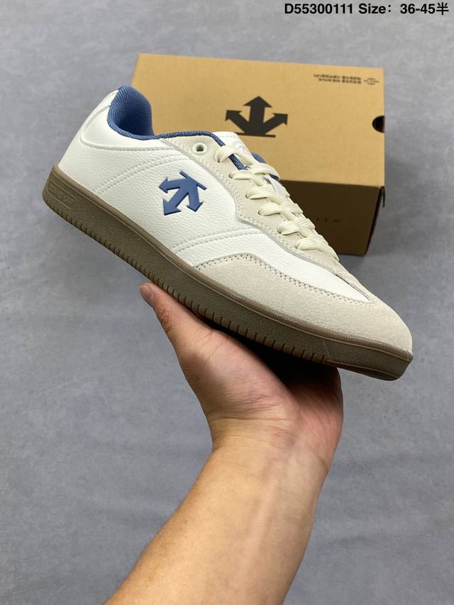 公司级迪桑特Descente Edge Court Retro 复古轻质 耐磨低帮 生活休闲鞋 DDD 货号：Sq123Lsn16 DDD 尺码：36 36.5