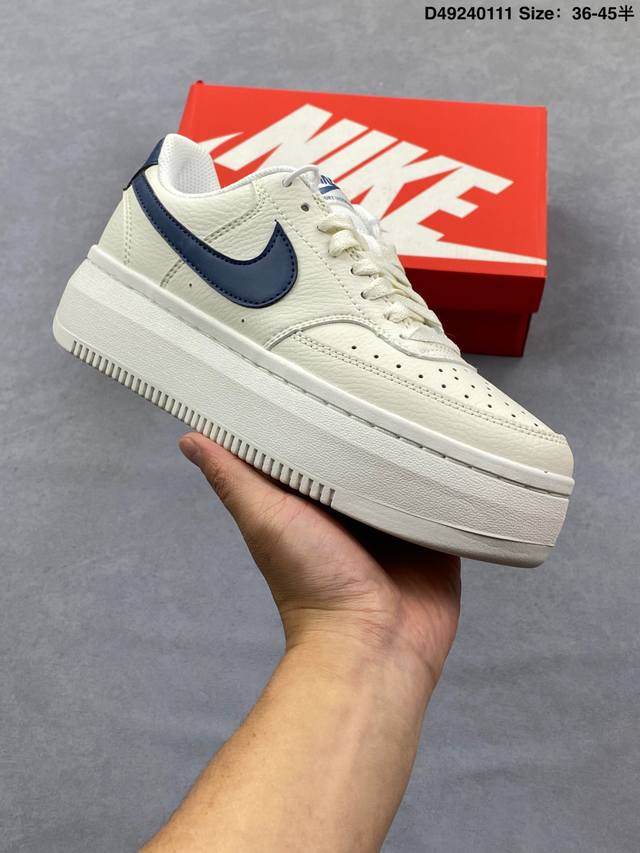 Nike Court Vision Low 休闲运动板鞋 纯原版本 DDD 低帮百搭透气休闲运动板鞋，经典耐用的设计，兼顾舒适脚感和出众风范，演绎匠心之作。结构