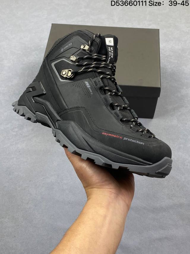 纯原凯乐石Kailas Mt5-2 Gtx Mid 运动户外 防水防滑 中帮登山徒步鞋 DDD 头层牛皮 全方面防护防撞 全掌调节系带 稳定前掌 防止前冲 中帮