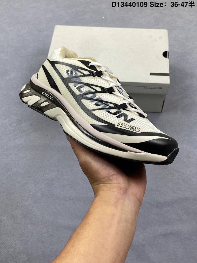 Mm6马吉拉 X Salomon 萨洛蒙Spectur 2系列 情侣款 网面 厚底 休闲 运动鞋 户外 跑鞋 479494 DDD Margiela 与 Sal