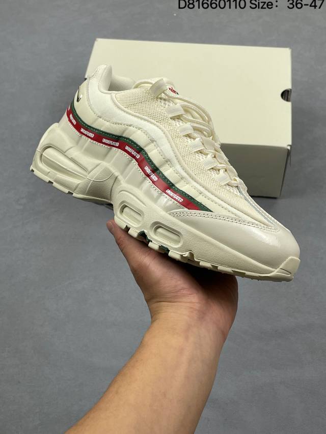 耐克 Undefeated X Nk Air Max 95 White 五道杠联名款低帮休闲运动鞋 DDD 尺码：36 37.5 38 38.5 39 40 4