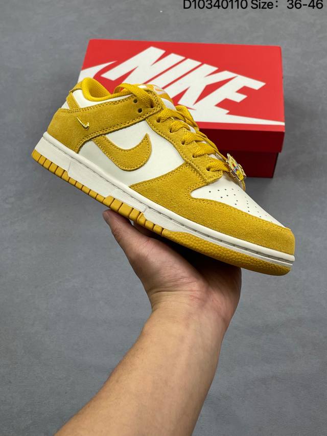公司级Nike Dunk Low 扣篮系列 耐克 复古低帮休闲运动滑板板鞋 DDD 采用脚感柔软舒适Zoomair气垫 DDD 有效吸收滑板等极限运动在落地时带