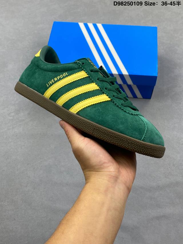 新品 阿迪达斯 Adidas Originals Padiham 复古 防滑耐磨 运动休闲鞋 阿迪达斯透气低帮复古男女板鞋新款 Adidas Padiham 是
