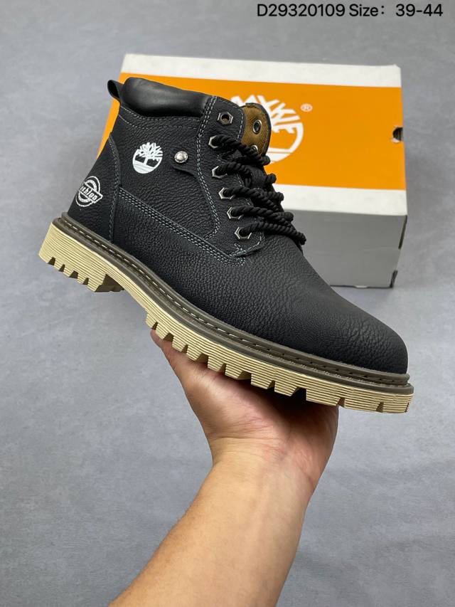 公司级 Timberland添柏岚靴子天伯伦高帮马丁靴 休闲运动文化百搭板鞋 中帮马丁靴踢不烂经典大黄靴 高帮靴 马丁靴 户外休闲潮流系列 搭配防臭防腐真皮乳胶