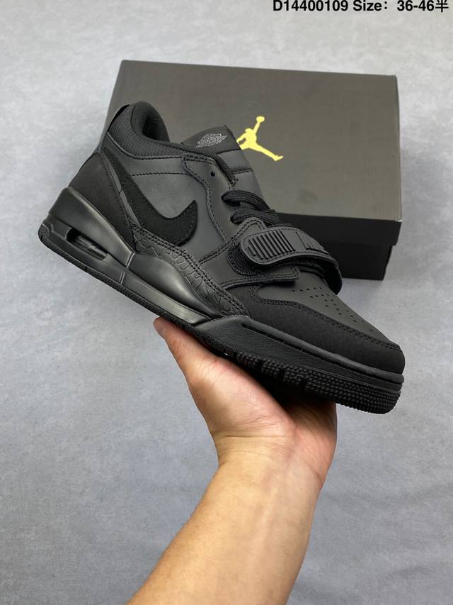 公司级 头层 DDD Air Jordan Legacy 312 Low 低帮 黑武士 Aj312 乔丹312代 Aj312 乔312 低邦 黑色 乔丹篮球鞋系