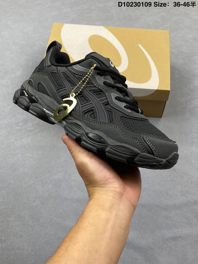 公司级：Asics Gel-Nyc Rgd亚瑟士 透气网眼鞋面 配合部分合成革材质 采用全新Ahar+橡胶材质 更加耐磨 DDD 货号: 3A735-020 D