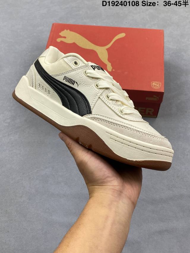 Puma 彪马 原楦原纸版开发，采用纤维皮革拼接翻毛皮革鞋面材质，外置耐磨橡胶大底 Puma Slipstream Lo Retro 气流系列低帮复古百搭休闲运