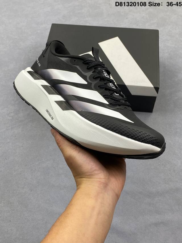 公司级Adidas Adizero Pro Evo Sl Atr 阿迪达斯 舒适百搭防滑耐磨 低帮 休闲跑步鞋 DDD 中底配置方面搭载全掌Lightstrik