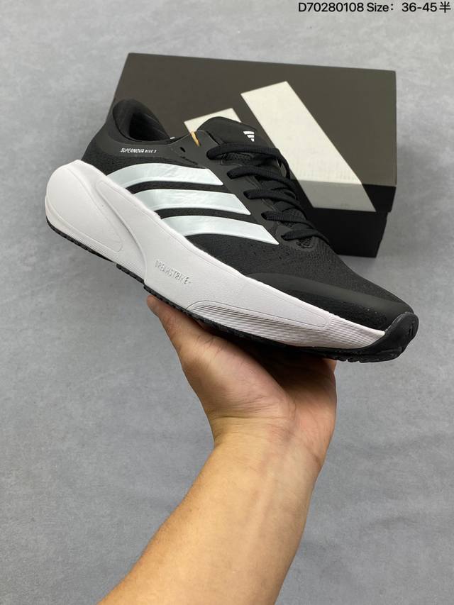 Adidas Supernova Rise 3 阿迪达斯 减震回弹 运动透气休闲跑步鞋 DDD 货号:Jr7371 DDD 尺码:36 36.5 37 38 3