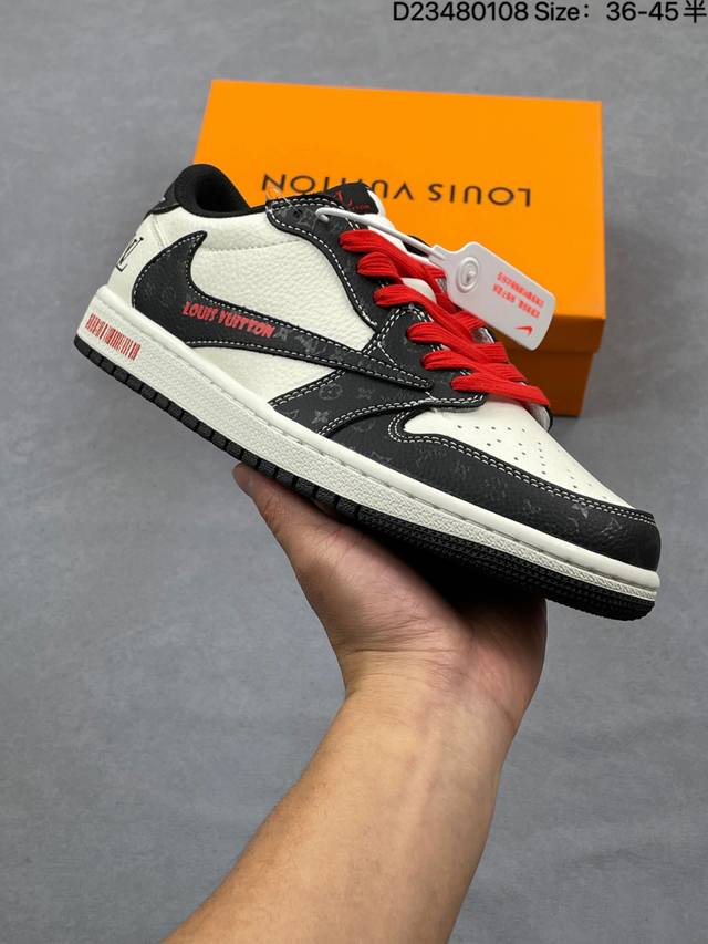 Nike Aj1倒勾Travis Scott X Air Jordan 1 DDD Reverse Mocha Aj1乔1 联名倒钩 低帮文化篮球鞋 DDD 货