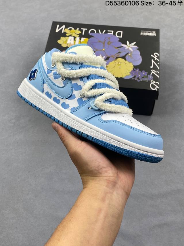 Air Jordan 1 Low DDD Aj1乔1低帮休闲板鞋 同步官方配色 DDD 市场唯一独家头层皮打造 原鞋原档案开发 DDD 原厂皮料 原档冲孔鞋头