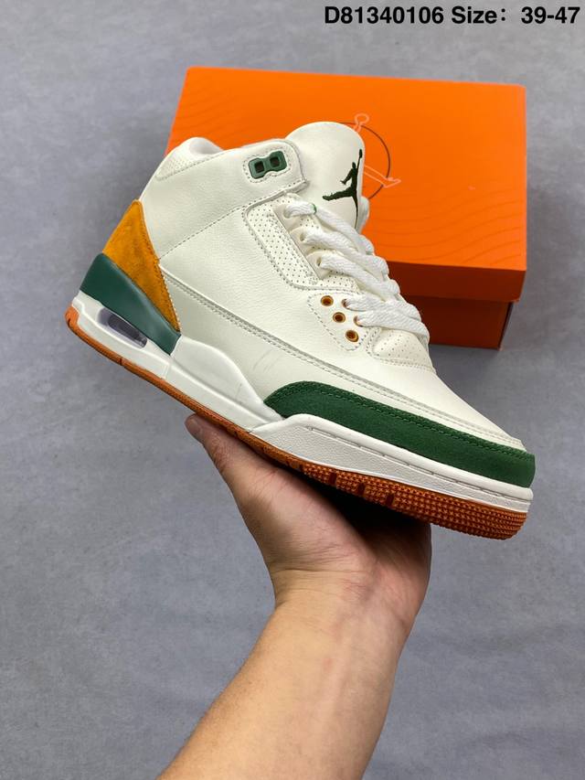 公司级Nike Air Jordan 3 Retro 迈克尔 乔丹Aj3代中帮复古休闲运动文化篮球鞋 DDD 货号:If4491-100 DDD Id:D813