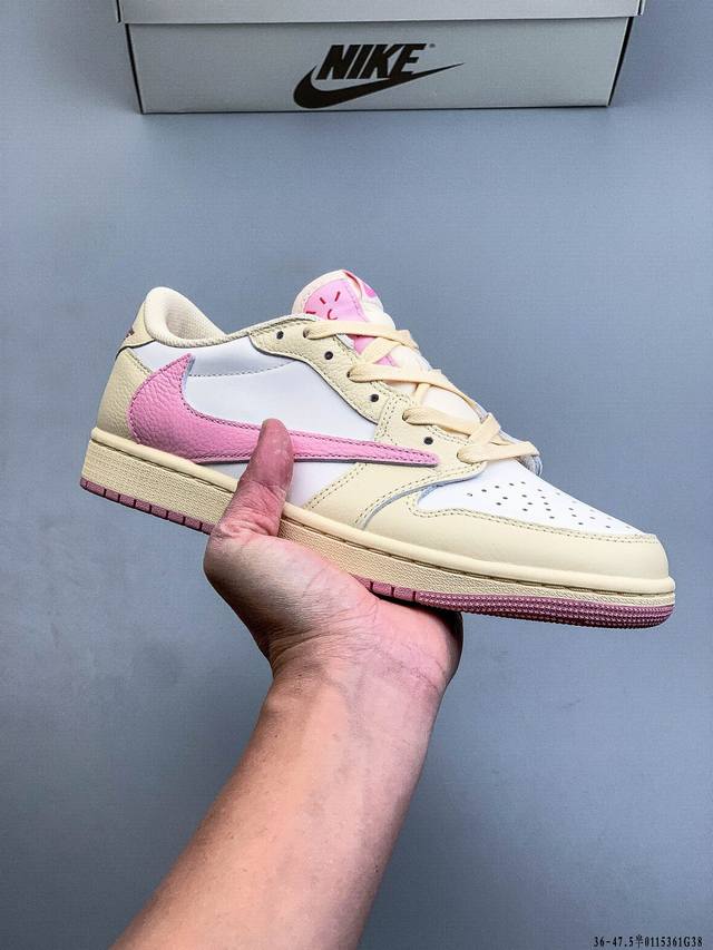 公司级头层！耐克Nike Air Jordan 1 Low Aj1 乔1 低帮潮流运动休闲板鞋。Aj1 低帮拼接 完美版型真头层牛皮# 内置缓震气垫 原鞋开模