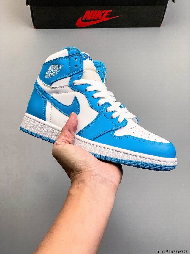 头层真标！耐克Nike Air Jordan 1 Aj1乔丹一代高帮复古文化休闲运动篮球鞋 DDD 0115289X28 DDD