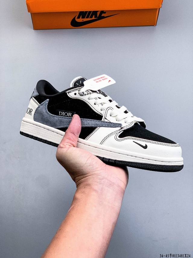 二层真标！耐克Nike Air Jordan Low 1 乔1低帮经典休闲鞋 DDD 0113481X24 DDD