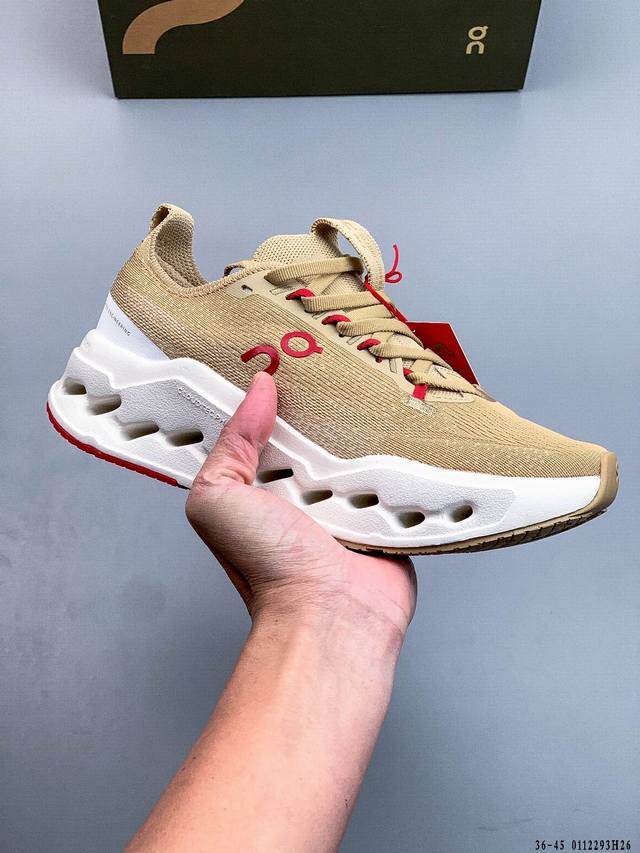 公司级！On昂跑 Cloudsurfer Max 舒适百搭 简约 耐磨 低帮跑步鞋 DDD Cloudsurfer Max鞋身外观的设计灵感源于 On 昂跑的专