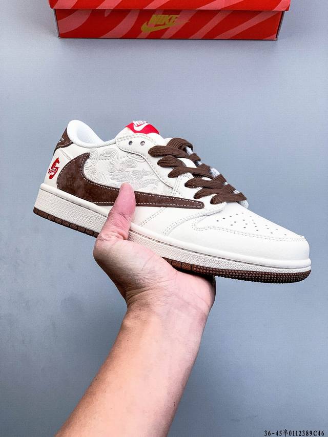 耐克Nike Air Jordan 1 Low Aj1乔1 低帮潮流缓运动休闲板鞋。Aj1 低帮拼接 完美版型真头层牛皮# 内置缓震气垫 原鞋开模 拒绝公底 购