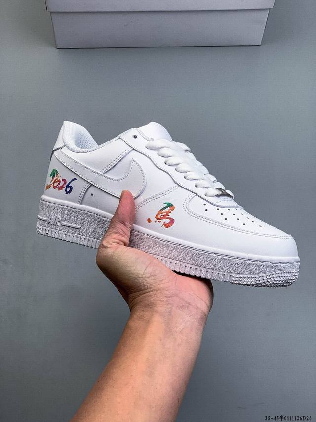 二层真标！耐克Nike Air Force 1 Low 空军一号低帮经典百搭休闲板鞋 DDD 0111126D26 DDD
