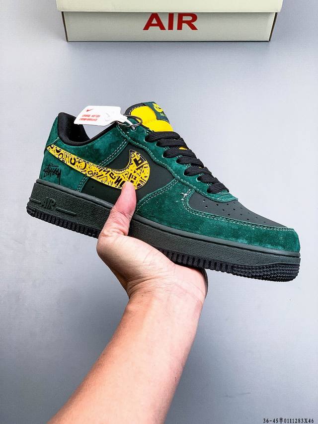 纯原版本 原楦数据纸版，采用硬质优质皮革鞋面材质，内置全掌Air Sole气垫。耐克 Nike Air Force 1 Low 空军一号低帮经典百搭休闲运动板鞋