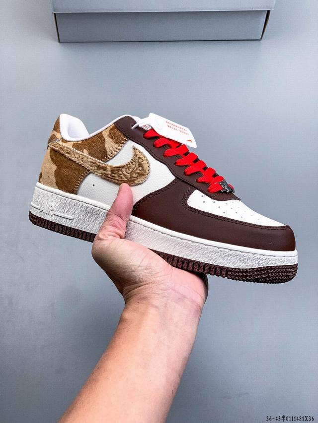 纯原版本 原楦数据纸版，采用硬质优质皮革鞋面材质，内置全掌Air Sole气垫。耐克 Nike Air Force 1 Low 空军一号低帮经典百搭休闲运动板鞋