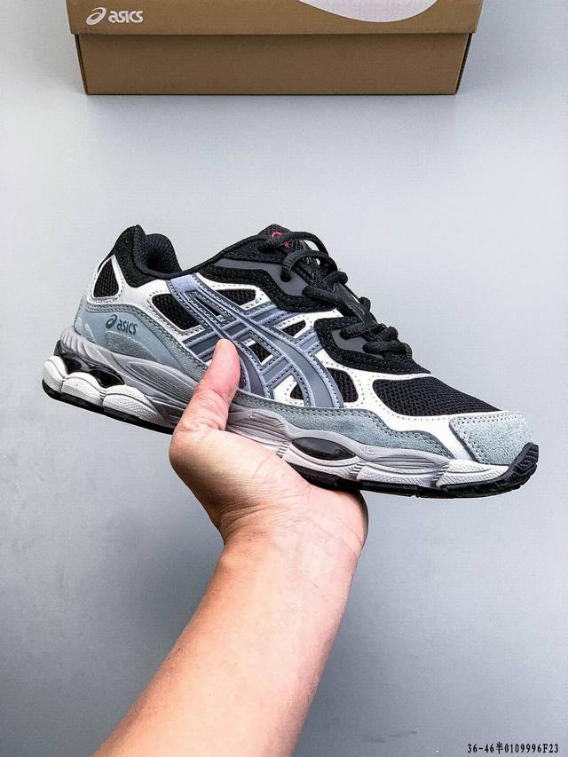 Asics 亚瑟士Gel-Nyc 2055透气网眼鞋面配合部分合成革材质 采用全新Ahar+橡胶材质 更加耐磨 DDD 0109996F23 DDD