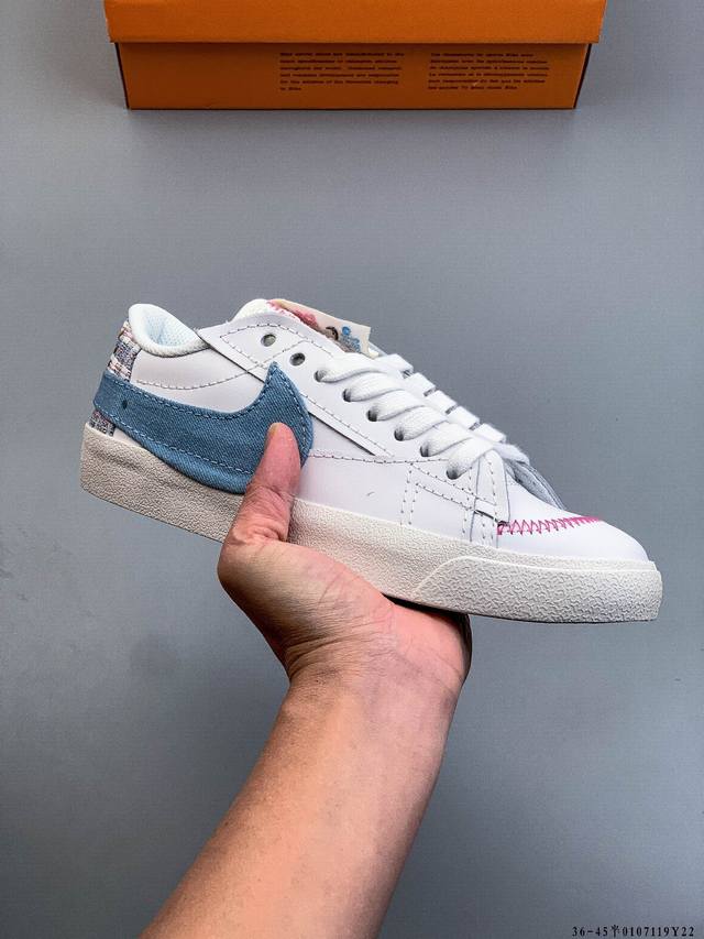 耐克Nike Blazer Low'77 Vntg We 经典开拓者大勾低帮百搭休闲运动板鞋 DDD 0107119Y22 DDD