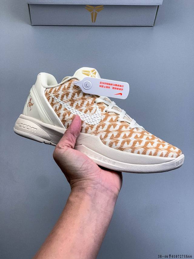 纯原 Nike Zoom Kobe Vi Cny新年款 耐克 科比6代系列 低帮复刻实战运动低帮文化篮球鞋 DDD 纯原版本 鞋头和鞋舌采用透气运动网布制成 D