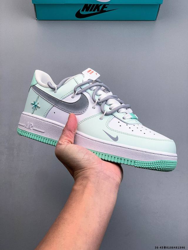纯原版本 原楦数据纸版，采用硬质优质皮革鞋面材质，内置全掌Air Sole气垫。耐克 Nike Air Force 1 Low 空军一号低帮经典百搭休闲运动板鞋