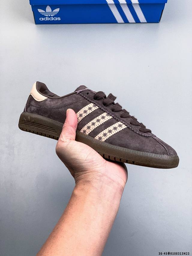 阿迪达斯三叶草Adidas Bermuda 猪巴革复古百搭休闲板鞋 DDD 0108313H23 DDD