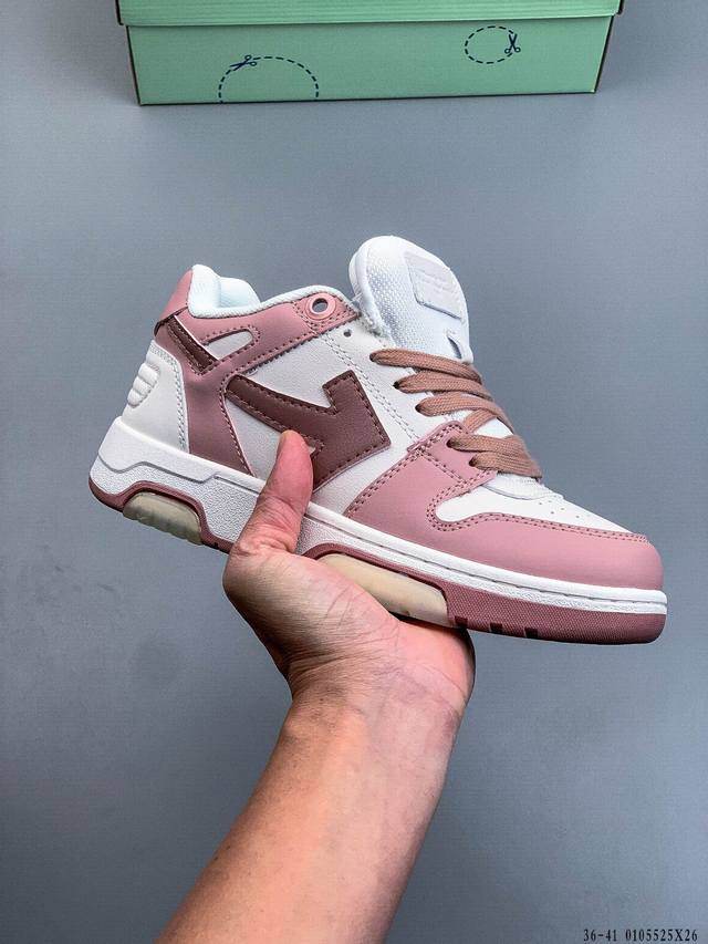 新品上架 Off-White Out Of Office 低帮时尚板鞋 杨幂同款 DDD 原厂原档案开发，原盒原标，原厂头层皮料，官方原版设计，做工细节全方位对