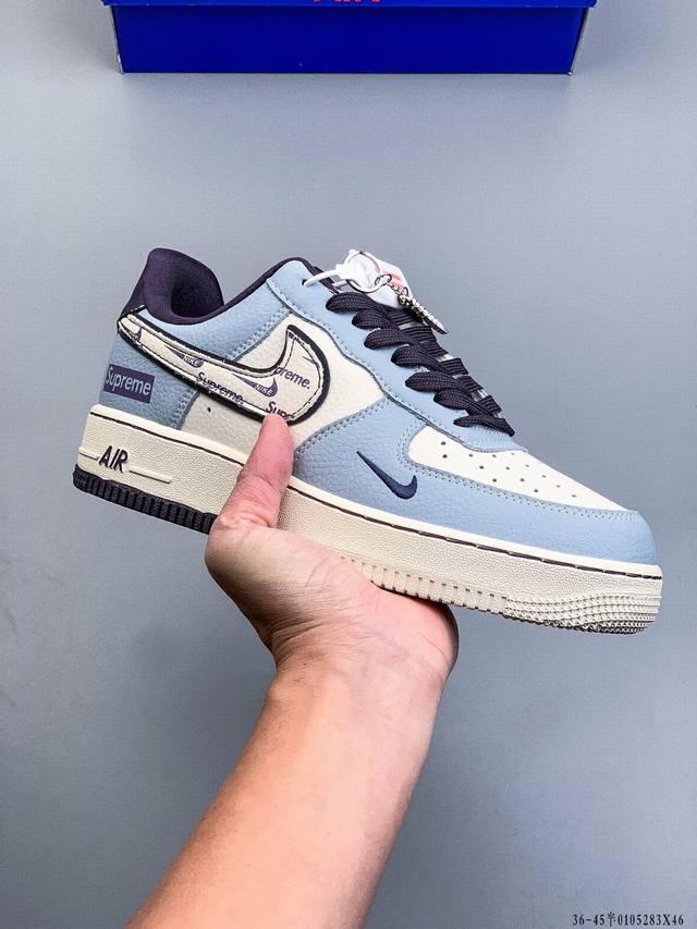 纯原版本 原楦数据纸版，采用硬质优质皮革鞋面材质，内置全掌Air Sole气垫。耐克 Nike Air Force 1 Low 空军一号低帮经典百搭休闲运动板鞋