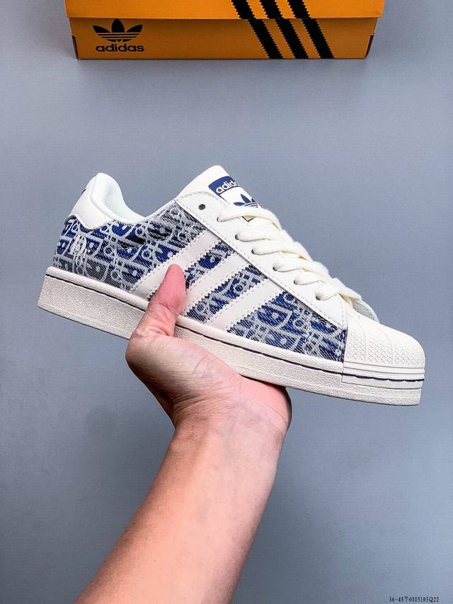公司级头层！阿迪达斯Adidas Superstar 贝壳头经典百搭休闲板鞋 DDD 渠道正品订单 诠释市场最高工艺水平 DDD 贝壳头经典小白板鞋 专柜上架同